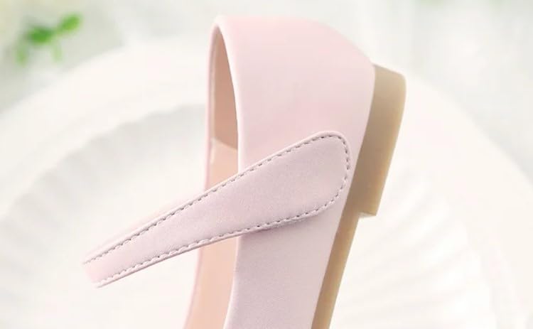 Girls Dress Shoes Mary Jane Flat with Rhinestone - S0034