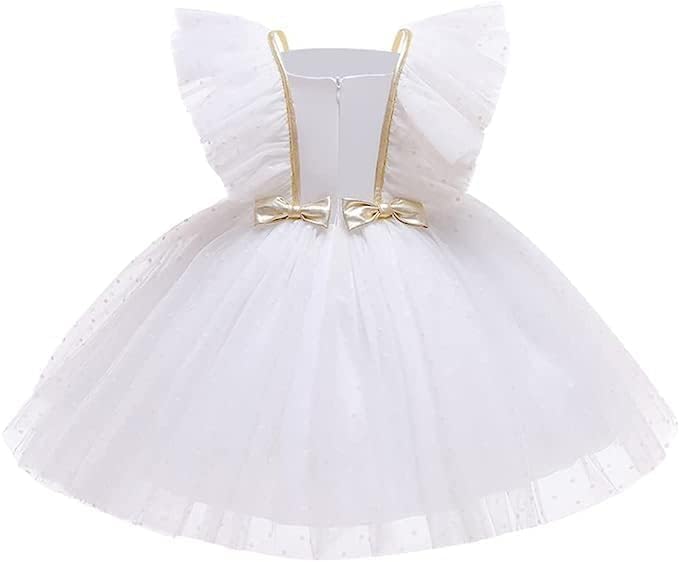 Tulle Party Bithday Dress Printed with Polka Dots - G0129