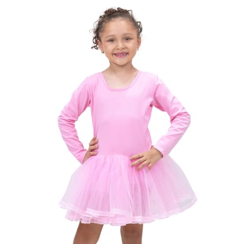 Ballet Costume with Long Sleeves and Tutu Skirt - G0012