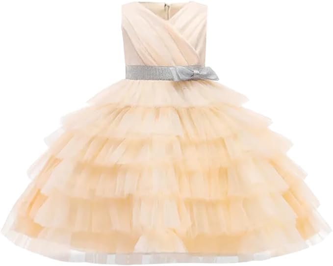 Girls Birthday Party Sleeveless Dress - G0059
