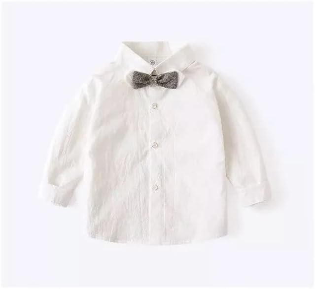 Toddlers Boys 3-Piece Elegant Linen Set Shirt + Vest & Bow Tie - B0031