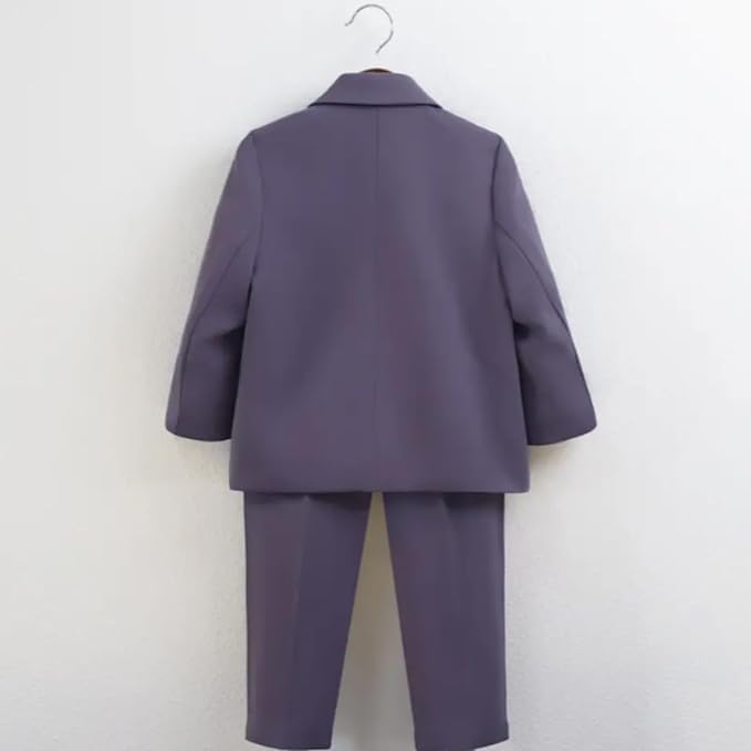 Toddler & Boys Single Breasted Suit | 3pc Set Longsleeves - B0028