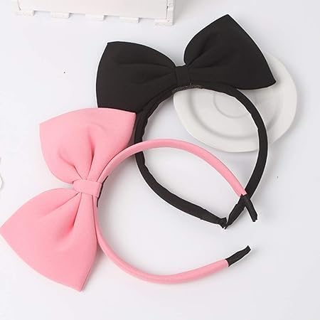 Lace bow headband for girls
