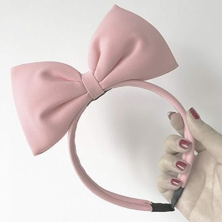 Lace bow headband for girls