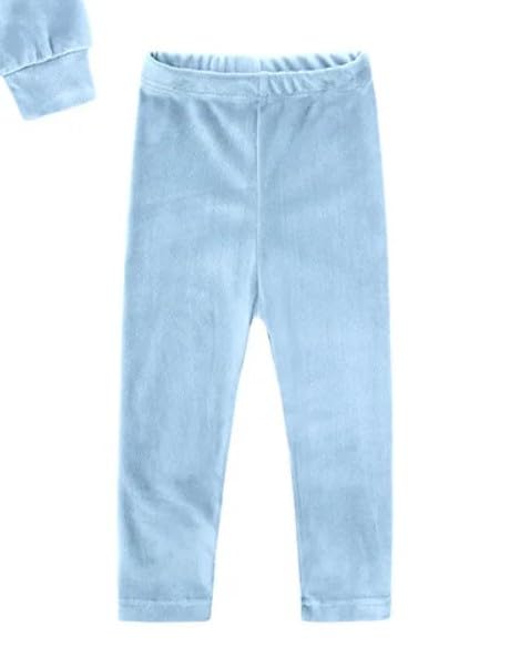 Little Girls Velour Sweatsuit 2pcs Round Neck Sweatshirt + Sweatpants Pullover Jogger Outfit Set - G0001