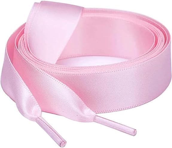 Flat Satin Ribbon Shoelaces for Kids and Adults