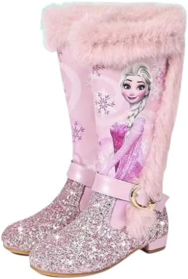 Girl's Winter boots with velvet of Princess High Boots - S0030