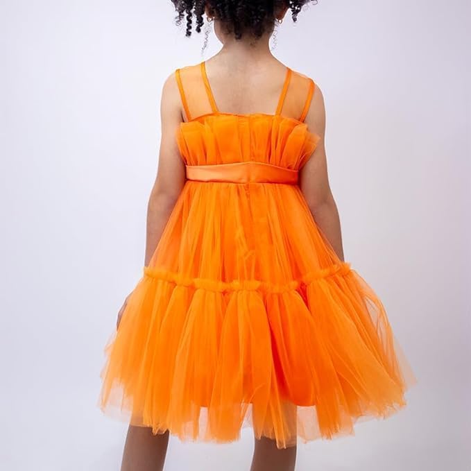 Girl Tulle Birthday Party Dress for Toddler Girls - G0040