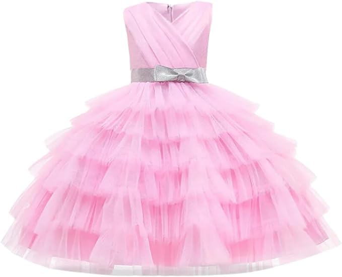Girls Birthday Party Sleeveless Dress - G0059