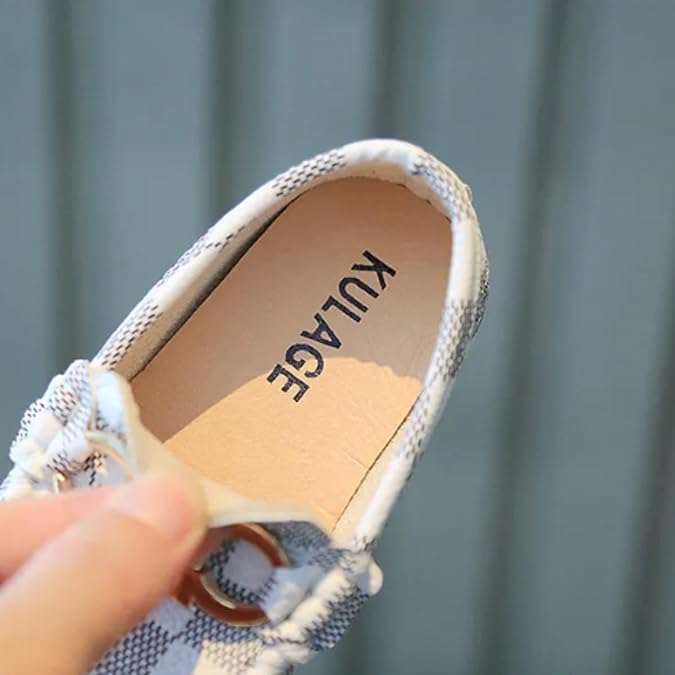 Boys Casual Dress Shoes Toddler Loafers Slip-On Flat Sole - S0019