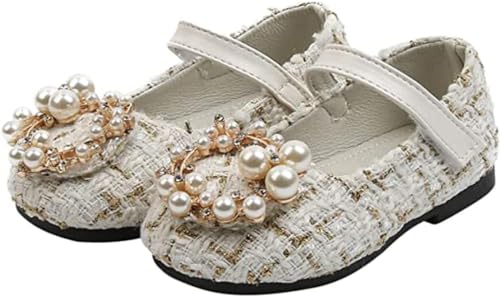 Princess Shoes with Pearls for Girls Mary Jane Style - S0060