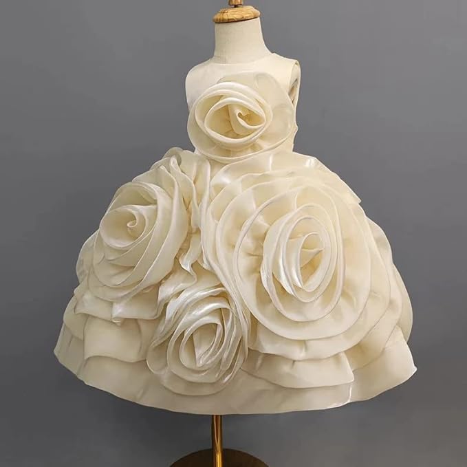 Rose and Lace Princess Dress - G0107