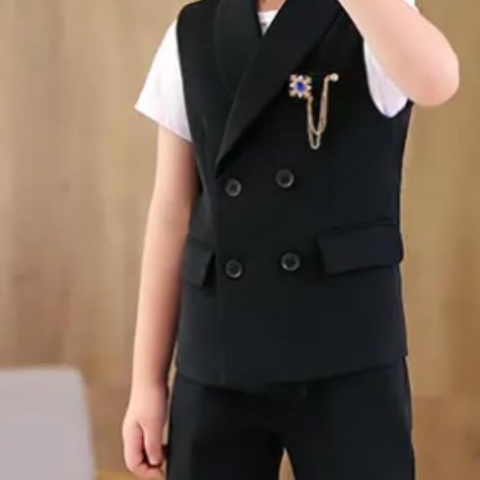 Boys Vest Set + Pants | Spring/Summer Suit Set - B0017