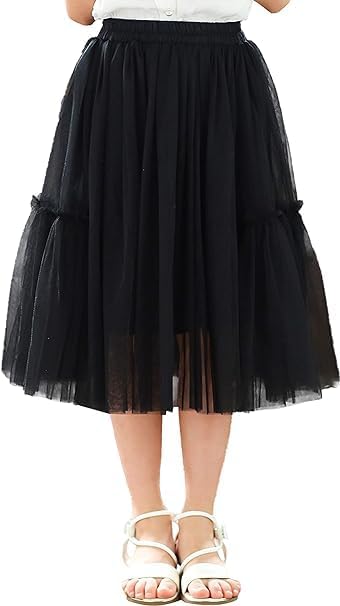 Girls Tutu Skirts A Line Below The Knee Casual Outfits