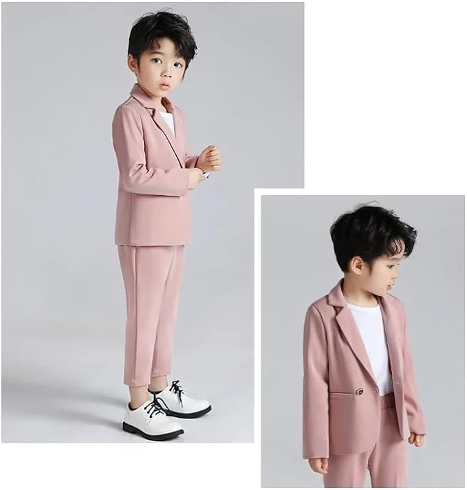 Boys Casual Suit | Boys 2pc Suit Set, Blazer & Pants - B0007
