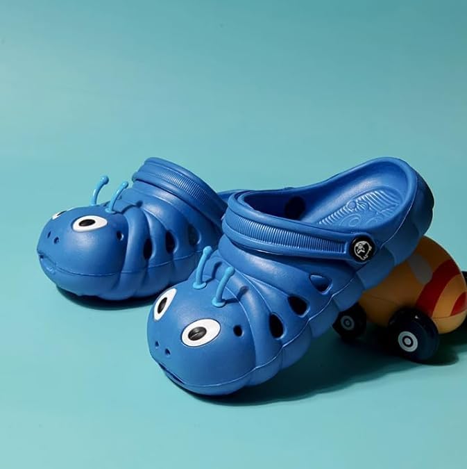 Kids Slippers Unisex Water Caterpillar Clogs Non-Slip Sandals - S0051