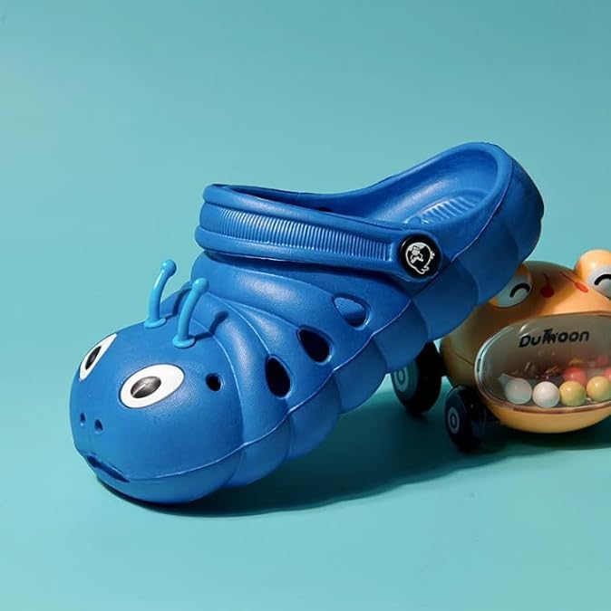 Kids Slippers Unisex Water Caterpillar Clogs Non-Slip Sandals - S0051