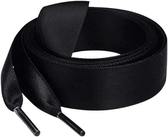 Flat Satin Ribbon Shoelaces for Kids and Adults