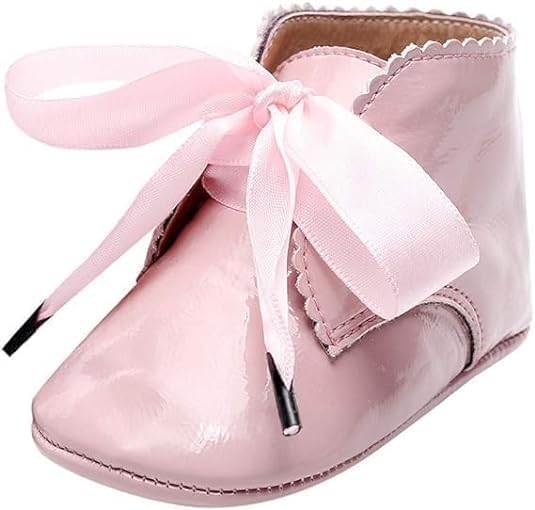 Baby Girls First Walker Shoes Lace Up Winter Fall - S0010