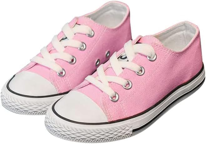Girl's Canvas Sneakers Casual Style Back to School Shoes - S0024