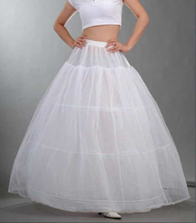 Crinoline petticoat underskirt for girls' long dresses
