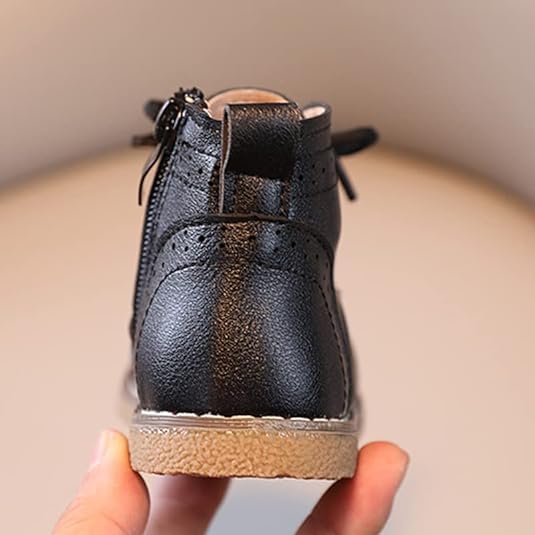 Boy's Ankle Leather Boots Oxford Shoes - S0015