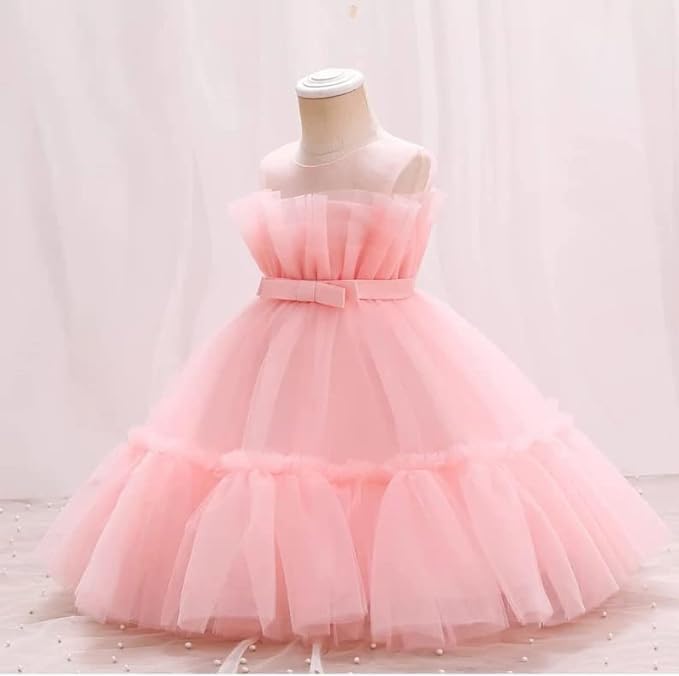 Girl Tulle Birthday Party Dress for Toddler Girls - G0040
