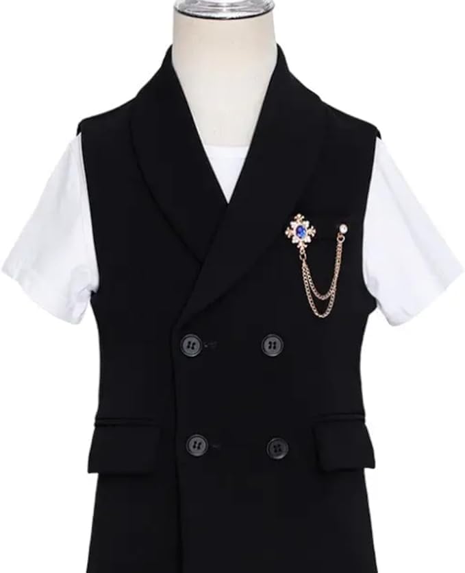 Boys Vest Set + Pants | Spring/Summer Suit Set - B0017