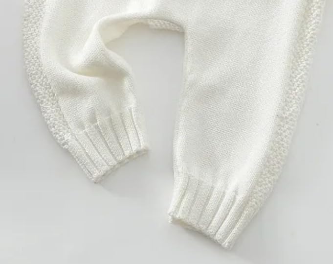 Unisex newborn long sleeve wool romper winter clothes - G0135