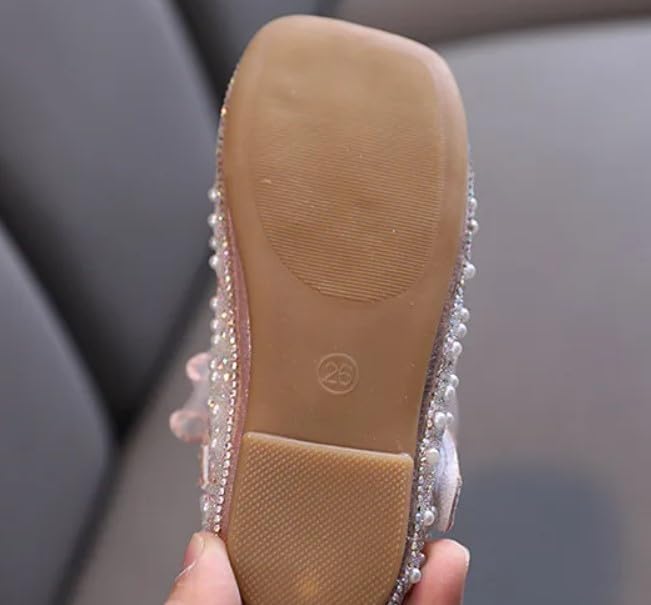 Princess shoes for girls Sequin Mary Jane shoes - S0059