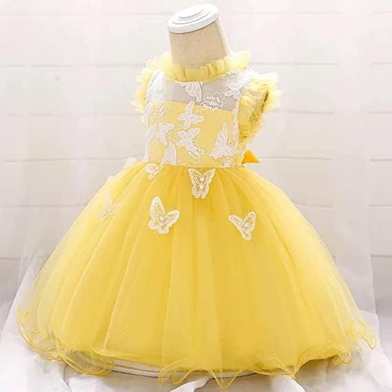 Butterfly Tutu Dress for Baby with embroidery