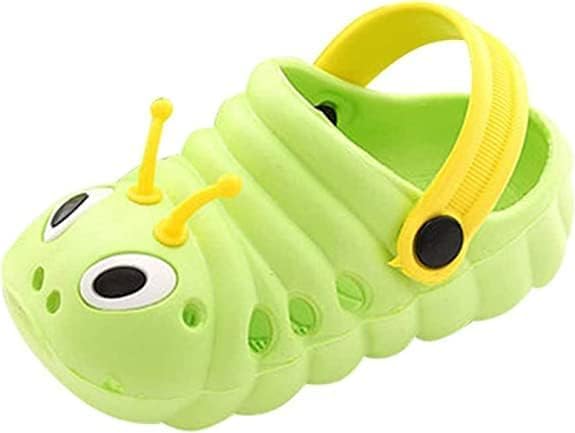 Kid's Lightweight Cute Caterpillar Clogs | Non-Slip, Water-Resistant - S0048