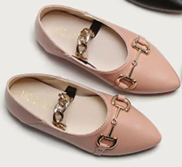 Mary Jane Leather Shoes Soft Sole Flat for Girls - S0056