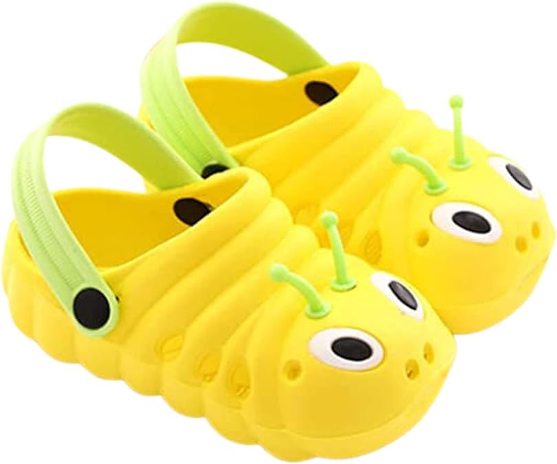 Kid's Lightweight Cute Caterpillar Clogs | Non-Slip, Water-Resistant - S0048