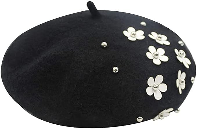 Girls Winter Wool Beret Classic French Style