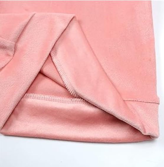 Little Girls Velour Sweatsuit 2pcs Round Neck Sweatshirt + Sweatpants Pullover Jogger Outfit Set - G0001