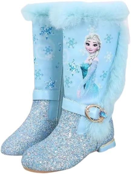 Girl's Winter boots with velvet of Princess High Boots - S0030
