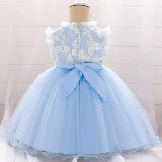 Butterfly Tutu Dress for Baby with embroidery