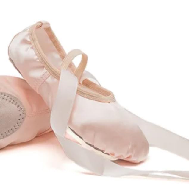 Girls Ballet Shoes Stretch Canvas Split Sole - S0032
