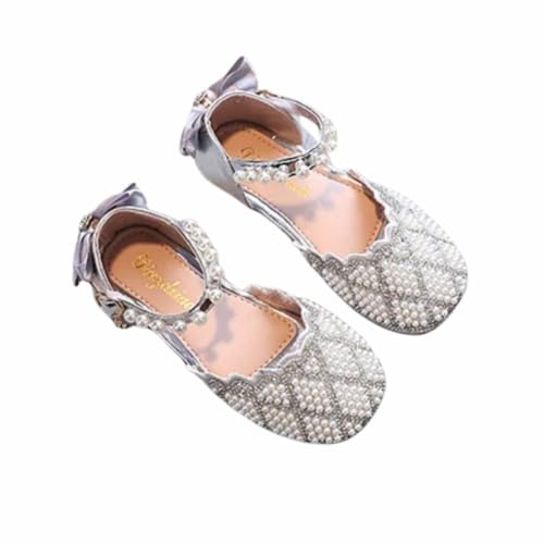 Girl's Princess Dress Shoes Rhinestone Pearls Spring Summer - S0026