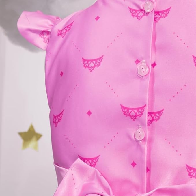 Girl's Princess Themed Pink Dress Knee-Lenght Sleeveless - G0048