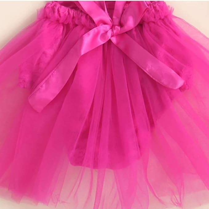 Lace bodysuit with tulle tutu for baby girl - G0078