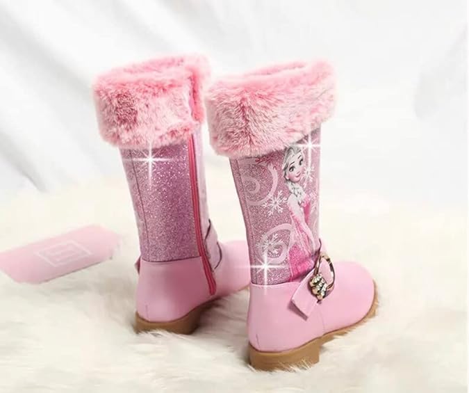 Girl's Winter boots with velvet of Princess High Boots - S0030