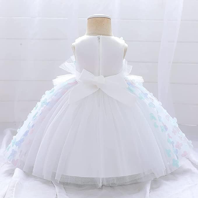 Tulle and Floral Wedding and Party Dresses for Girls - G0126