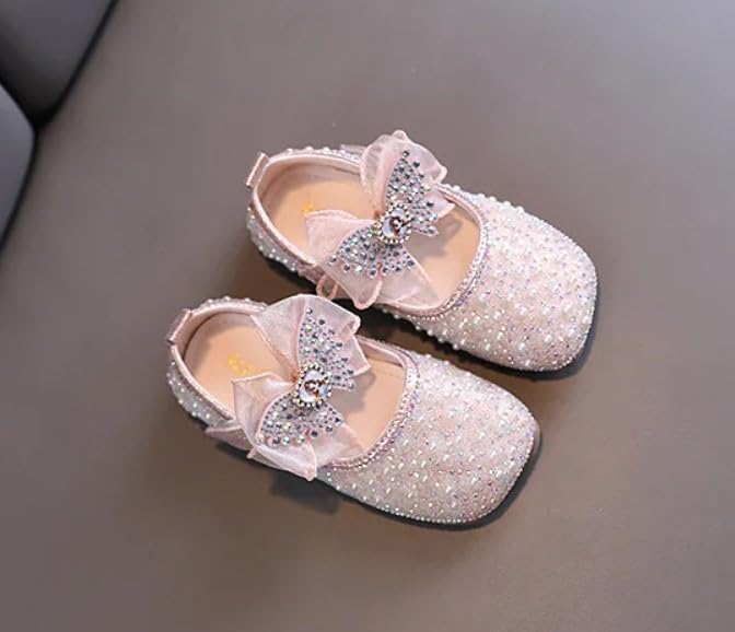 Princess shoes for girls Sequin Mary Jane shoes - S0059