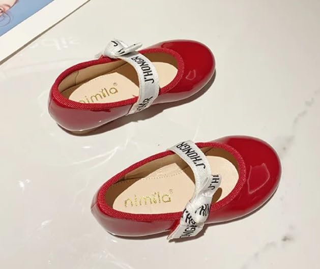 Ballerina Flats for Girls Casual Shoes Wedding Back to School - S0012