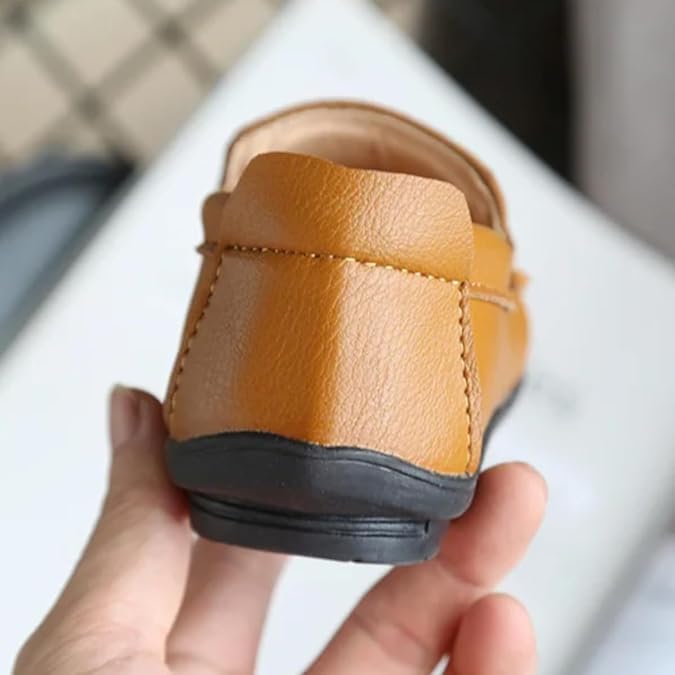 Boys Dress Loafer Shoes Casual Leather Shoes Slip-On Comfort - S0020