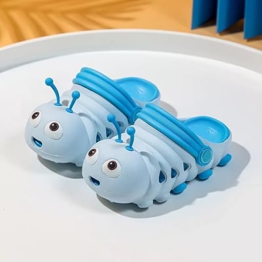 Toddler Girls and Boys Sandals Cartoon Caterpillar Non-Slip Water Clogs - S0065