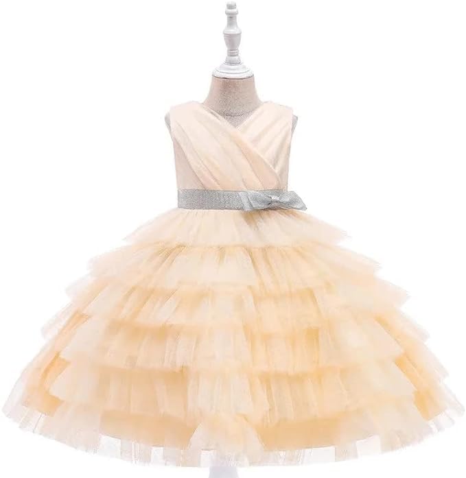 Girls Birthday Party Sleeveless Dress - G0059