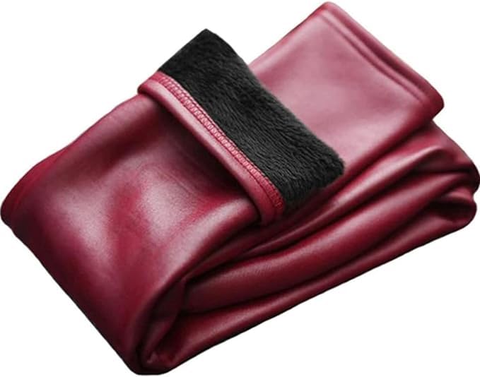 Girls' Winter Faux Leather Leggings - G0076